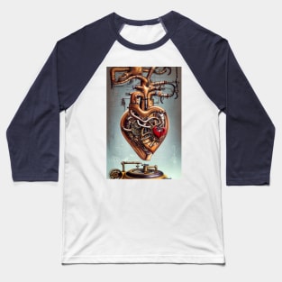 Steampunk mechanical heart Baseball T-Shirt